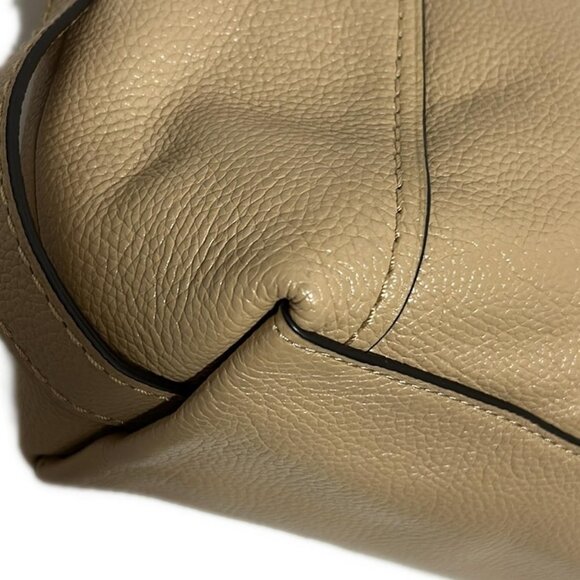 Auth COACH Edie shoulder bag Beige Leather - Shoulder Bag - Picture 6 of 9